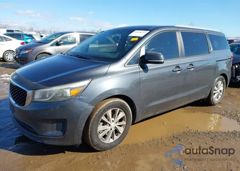 2016 Kia Sedona Lx from USA, damaged, VIN KNDMB5C1XG6183993